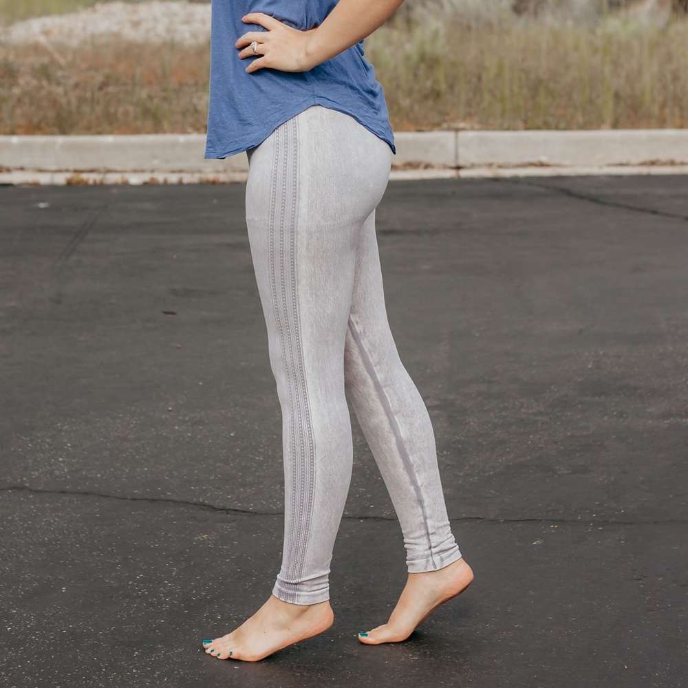 Vintage cool grey leggings